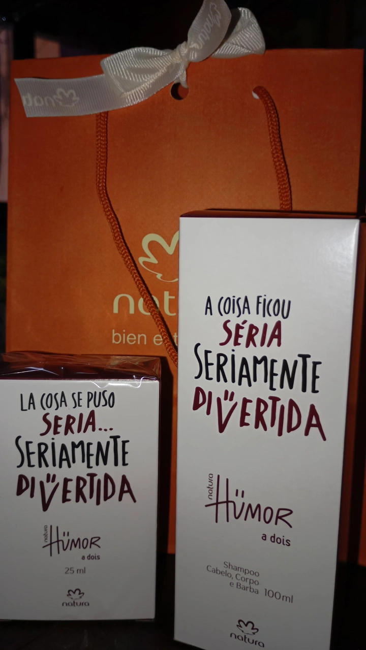 Kit masculino humor adois Natura